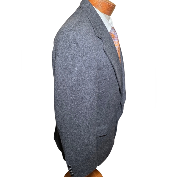 Kuppenheimer Blazer Cashmere Lambs Wool 38R Gray Mens B30 - Picture 8 of 16